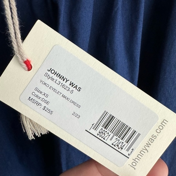 JOHNNY WAS Yoko Eyelet Maxi Dress - Picture 14 of 15